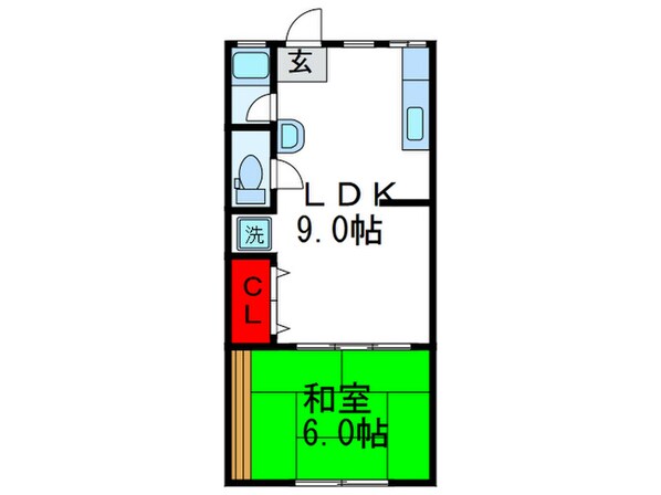 ハイツフジ(231-1-1）の物件間取画像